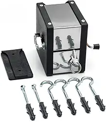 Varal de Parede Retratil Recolhivel Inox Portátil 30 Mts Suporta 60kg(1 Varal 30 Metros)