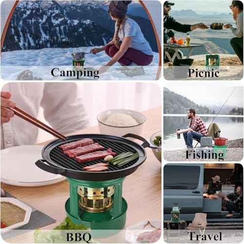 Poêle de camping portable résistant au vent pour l'aventure - 7