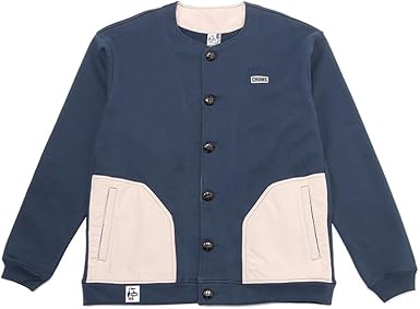 Amazon | チャムスロゴ ナイロン コンビ カーディガン | カーディガン 通販