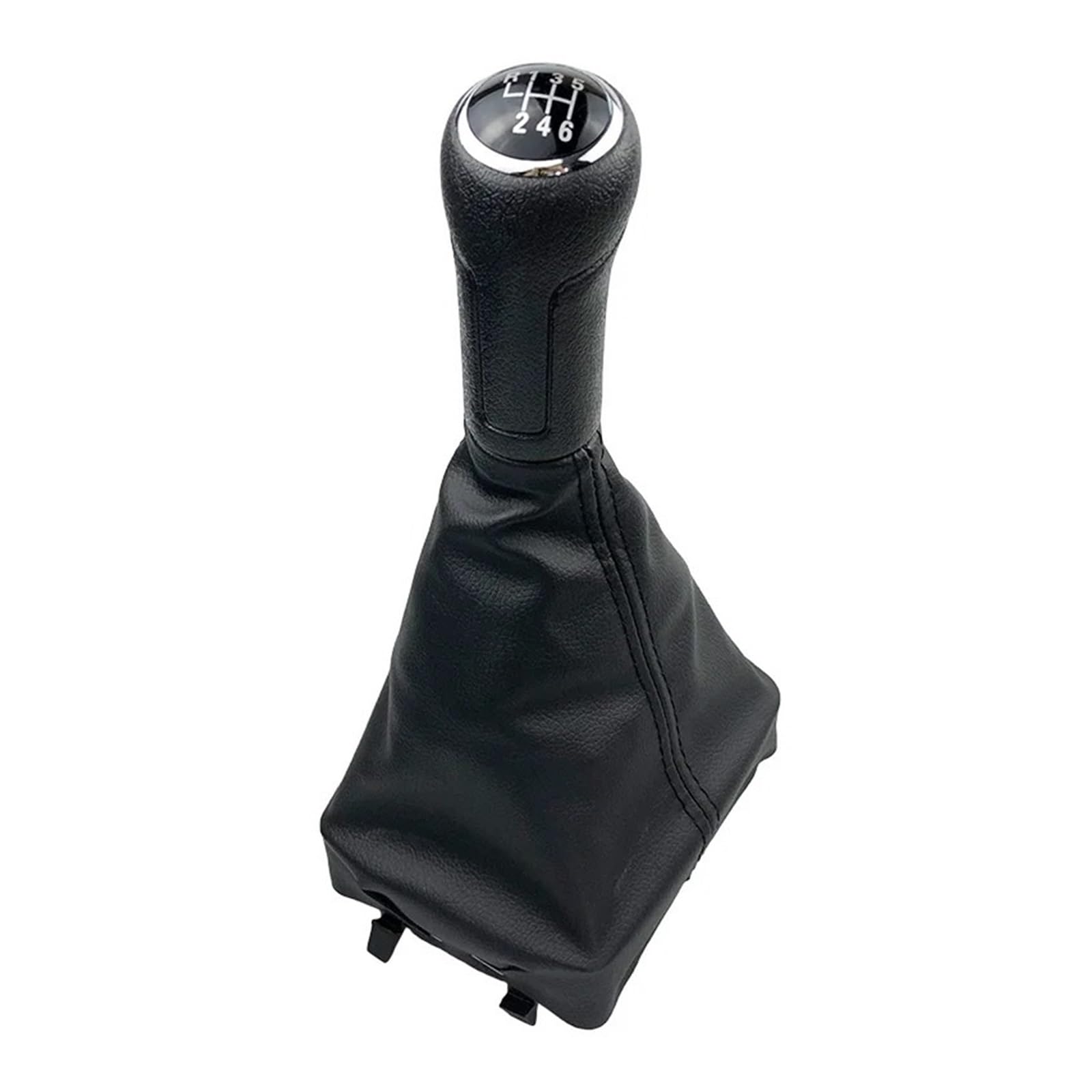 Vavgkdkpzb 6 Speed B0190 Shifter Lever Handle For Vw For Polo 9N 9N2 2002-2009 Car Gear Shift Knob 5 6 Speed(6 Speed B0190)