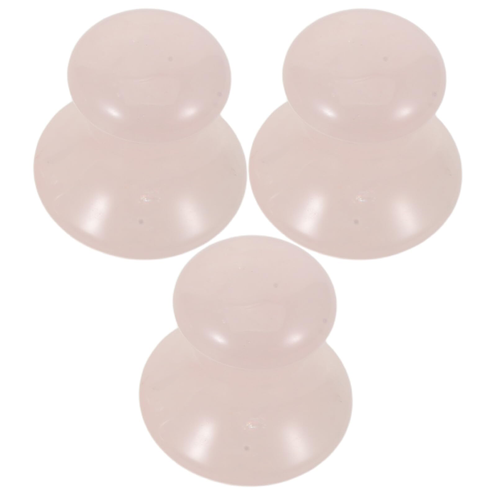 Toyvian 3 pezzi Pietra Massaggio Viso Gua Sha in Cristallo Forma di Fungo Strumento Ergonomico per Massaggio Faciale Antirughe e Riduzione Borse Sotto Occhi Portatile per Quotidiana
