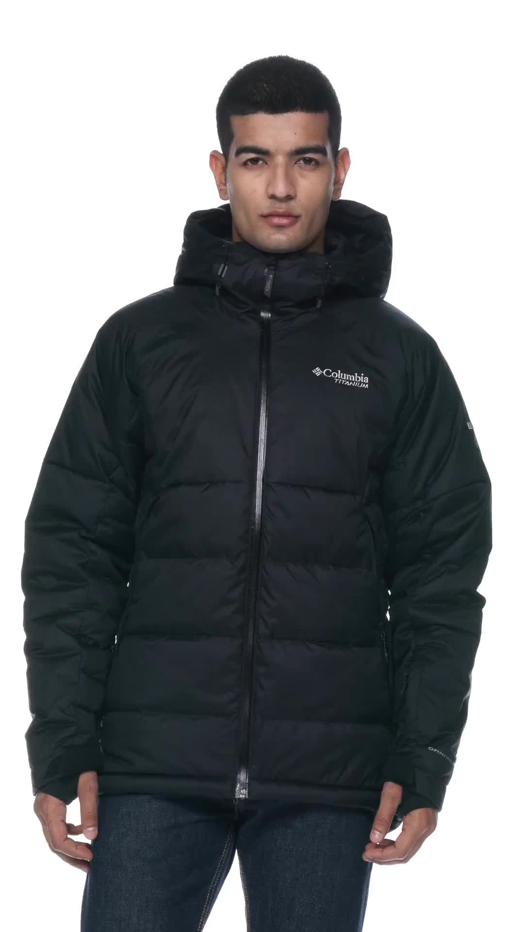 Buy Columbia Men Black Omni Heat Infinity Roaring Fork II Down