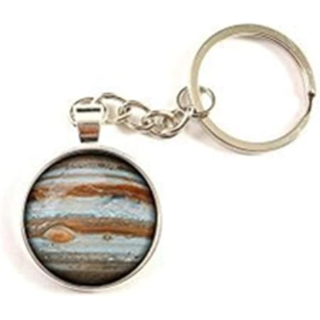 Amazon 木星木星のキーホルダーキーチェーンの宝石の銀河宇宙空間の惑星キーリングジュエリー キーホルダー 通販