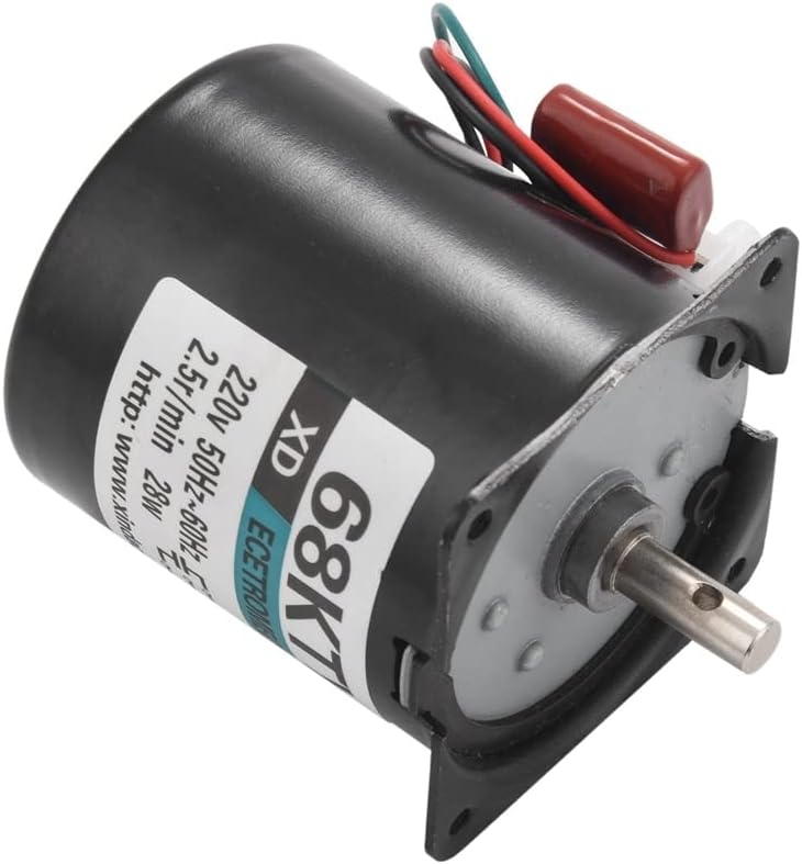 3Pcs 68Ktyz Mini Gear Motor Ac 220V 28W 2.5R/Min Large Torque Permanent Magnet Synchronous Gear Motor