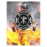 SXCHEN Blankets Plush Sofa Bed Throw Blanket Big Fire Firefighter Firemen Hero 60"x80"