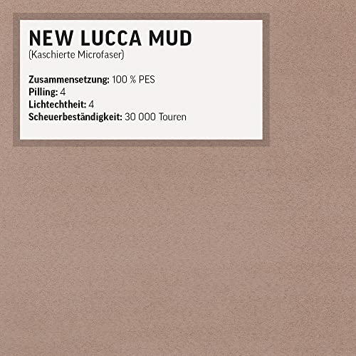 Mivano Ecksofa Enterprise / Trendige Eckcouch in L-Form mit Bettfunktion / Kopfstützen und Armteil verstellbar / 273 x 75 x 238 / Mikrofaser: braun – Bild 7