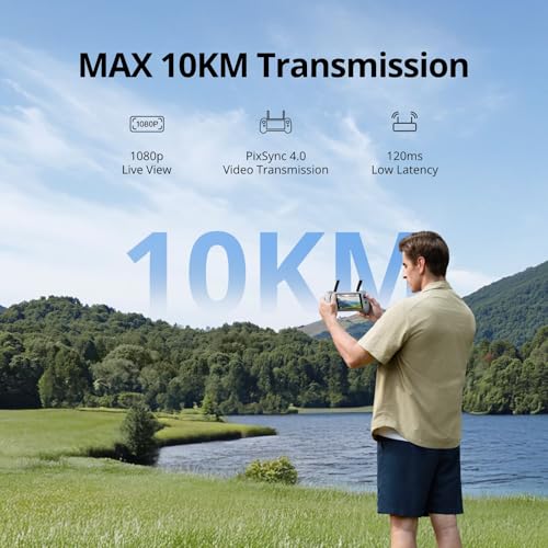Image of Potensic PTD 1 Remote Controller, 5.5-inch 1080P Full HD Display, 10KM Transmission, 6400 mAh Capacity, Up to 3 Hours of Battery Life, 32GB Storage, Compatible with Atom 2 Drone Only