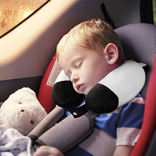 Glcs Glaucus Kids Travel Pillow For Airplane Car Seat Cute Animal Neck Pillow Comortable U Shaped Head Chin Support Pillow Travel Essentials For Kids Toddlers Road Trip Panda #TOP6