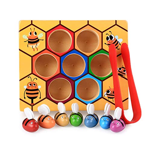 Preisvergleich Produktbild Lifehope Flexible Fingerübungen Intelligenz-Spielzeug, Train Your Babys Konzentration Familie Freizeit Sport Eltern-Kind-Clip-Korn-Spielzeug Puzzle-Desktop-Spiel-Geschenk