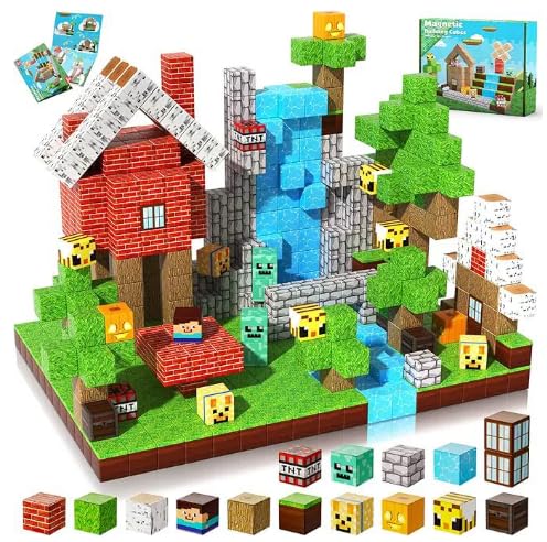 XUNIVERS Construcción magnética Niño Bloques magnéticos Cubo magnético para niños a partir de 4 años Bloques magnéticos