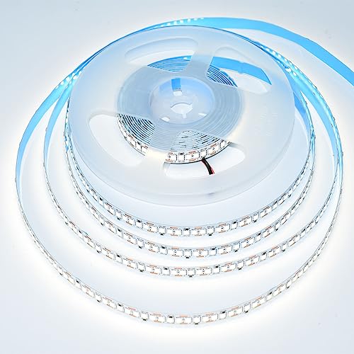 Image of SUYOOULIN LED Strip Lights, 16.4ft /5m SMD 2835 600 LEDs Light Strips, 15000LM Flexible AC 110V Waterproof IP68 LED Ribbon for DIY Christmas Home Indoor Outdoor Decor(Daylight White 6500K)