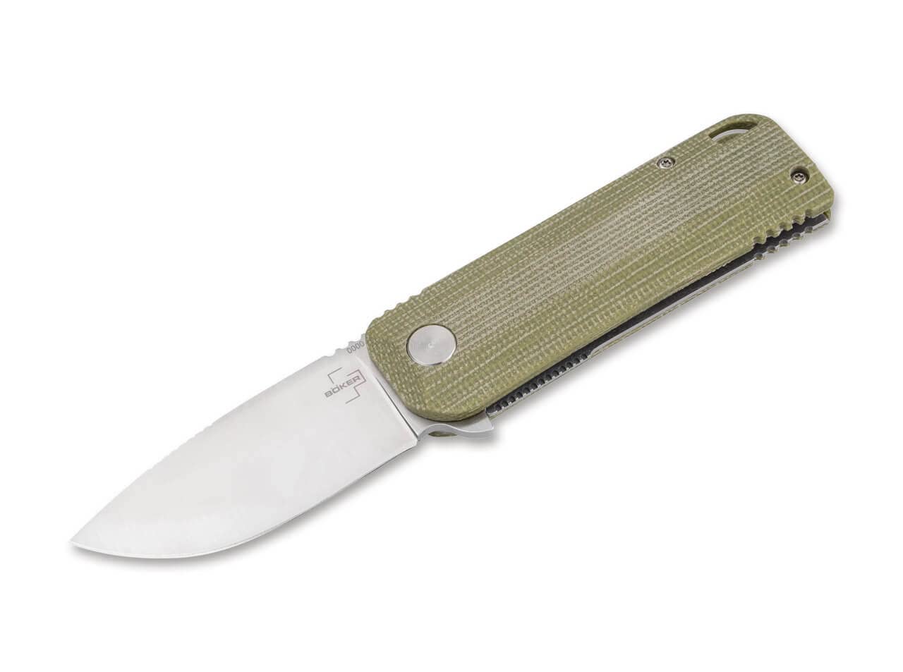 BÖKER PLUS Baba Yaga - pocket knife with Micarta handle scales - folding knife with M390 blade - small knife with clip