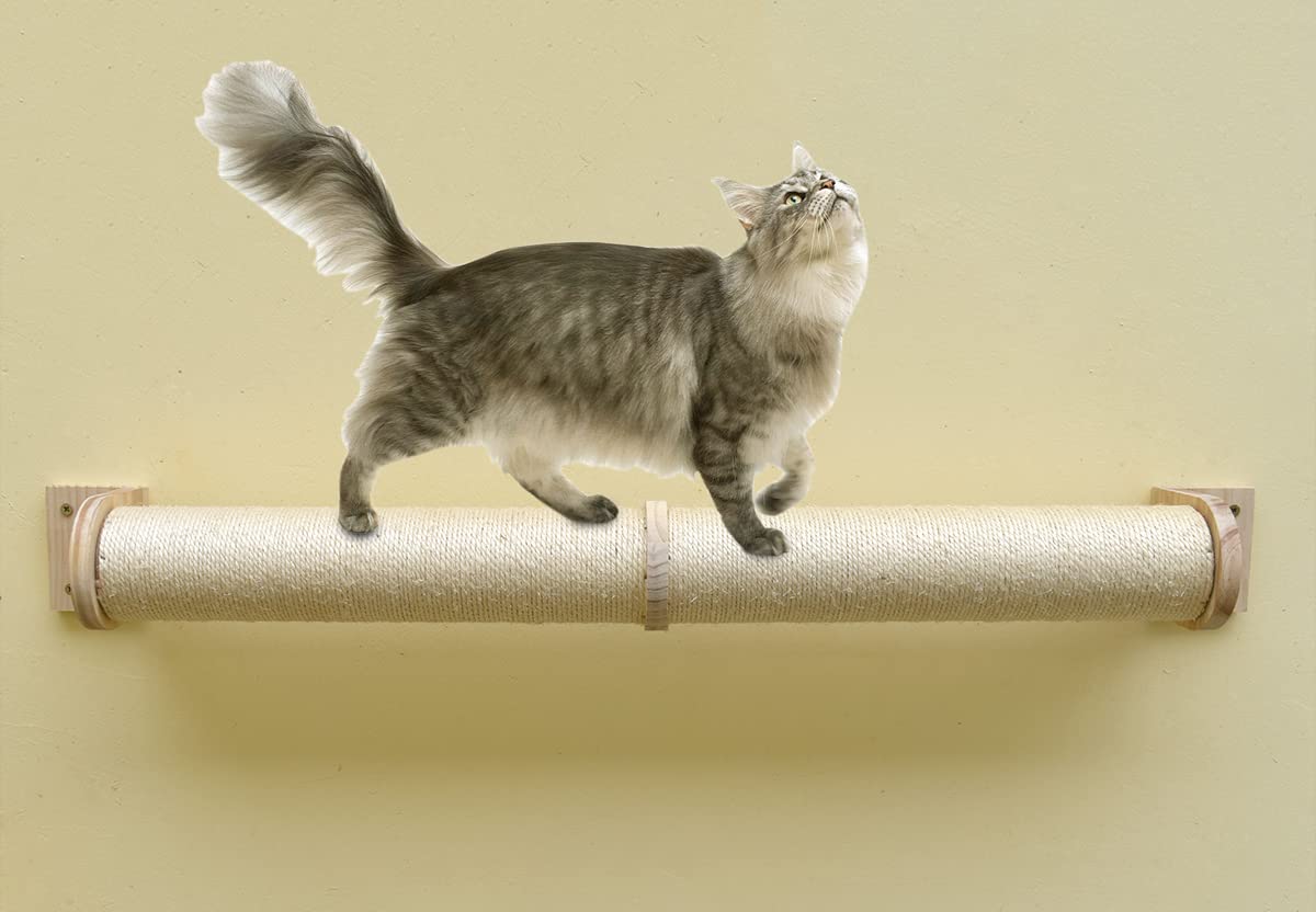Tiragraffi da Parete，Tiragraffi Per Gatti，Graffiatoio Per Gatti，Percorso Gatti da Parete(Sisal Rope_Φ7)
