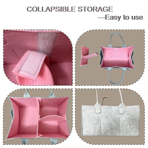 Image of Baby Diaper Caddy is a versatile baby basket designed for nursery storage, car organization, and as a thoughtful gift for baby showers. It is perfect for storing diapers and baby wipes.