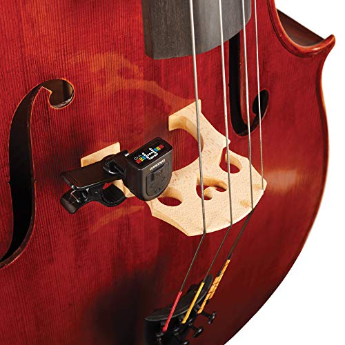Image of D'Addario Guitar Tuner - Micro Headstock Tuner - Tuner for Acoustic Guitar, Electric Guitar, Bass Guitar, Mandolin, Banjo, Ukulele, Cello, Double Bass & More - Universal Clip On - 1pk