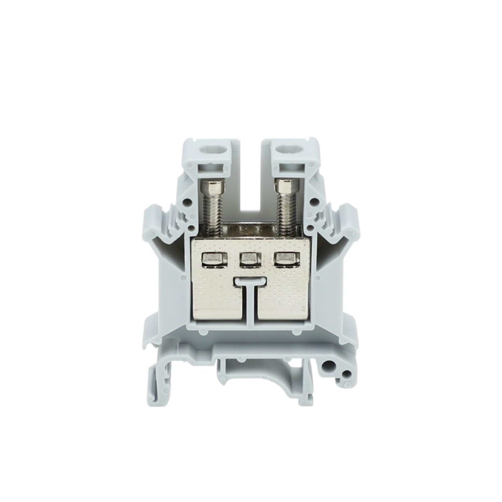 5 pz 16 Collegamento a vite 16mm² Striscia a 2 conduttori Cavo Spina Filo Connettore elettrico Morsettiera universale su guida DIN(Insertion Bridge)
