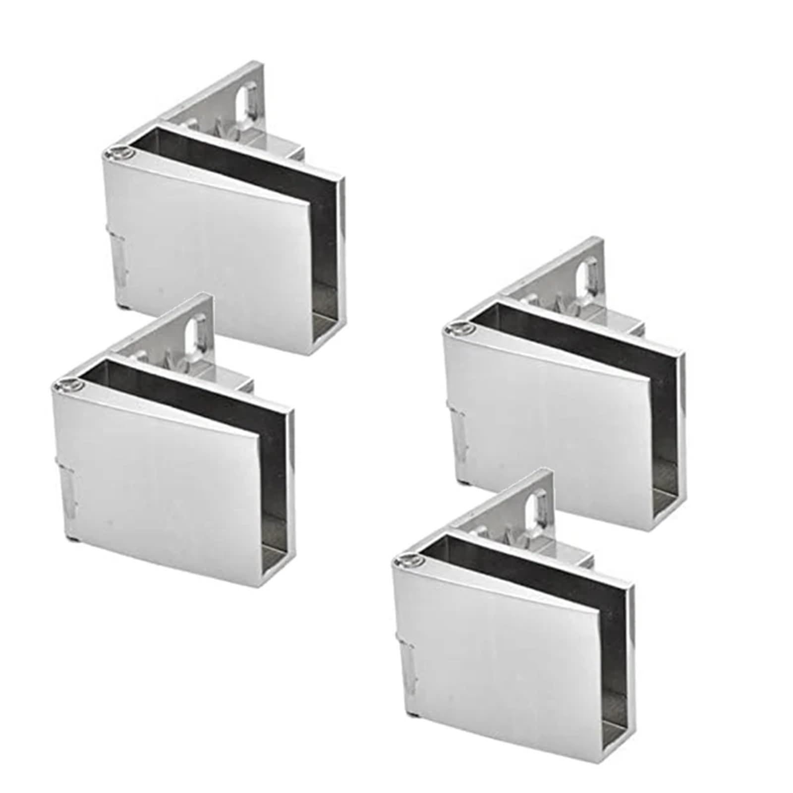 4 Pack Glass Door Hinges Cabinet Hinge Wine Display Retail for Glass Door