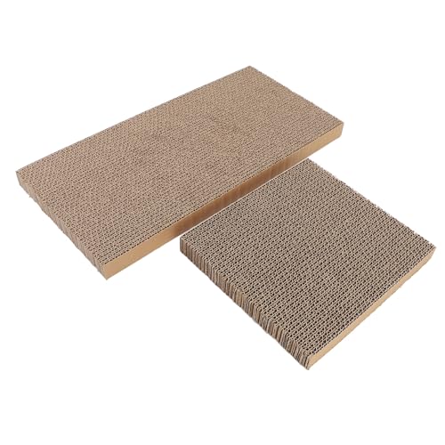 Tablero corrugado para rascar gatos FILFEEL compacto protector de muebles reversible pack de 2 5