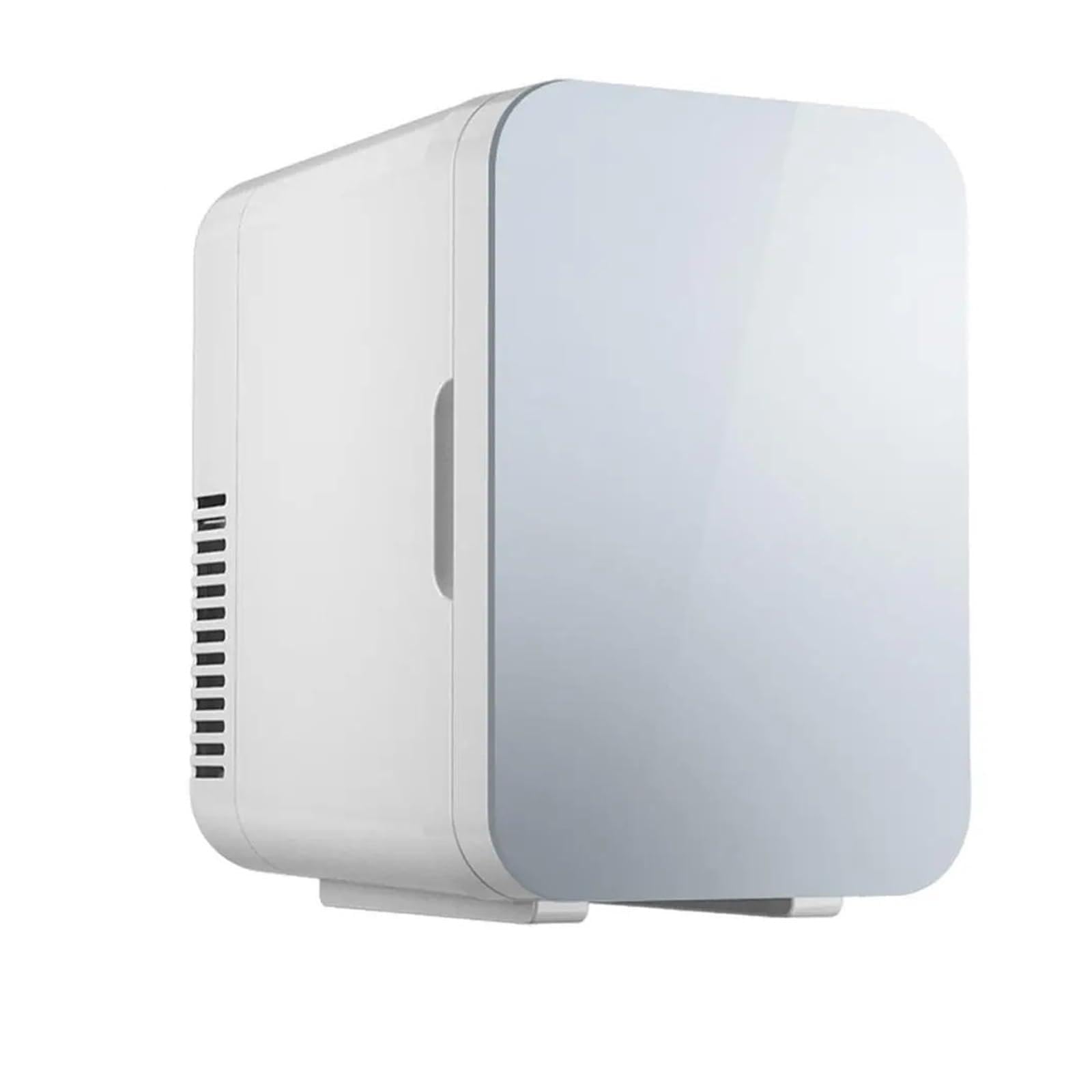 Mini refrigerador portátil for Coche de 12 V y 6 L for Oficina, Dormitorio, Camping, Ahorro de energía, Dispositivos electrónicos.(Silver)