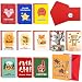 HAVVOY 12 Camp Greeting Cards, Sleepaway Camp Postcards Stationary Letter and Envelopes for Funny Summer Party Holiday Camping Theme Notes from Parents