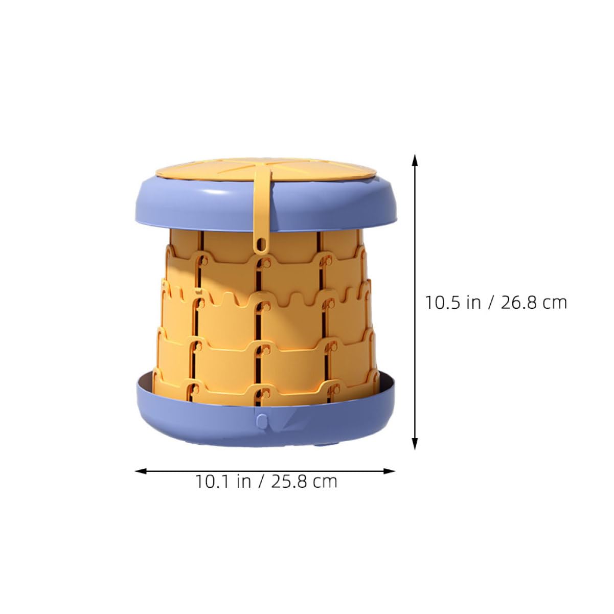Abaodam Orinal Portátil para Niños Plegable de Viaje y Camping, Diseño Compacto y Ahorro de Espacio, Material Pp Resistente, Entrenamiento Conveniente para Niños