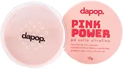 Pó Solto Para Maquiagem Pink Powder Com Rosa Mosqueta - Dapop