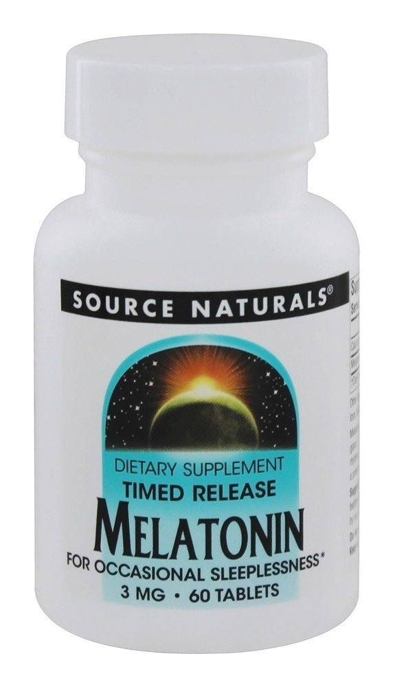 Source Naturals Melatonin 3 MG TB, 60 CT