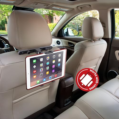 Macally HRMOUNT Adjustable Car Headrest Mount - Headrest Tablet Holder thumb #8