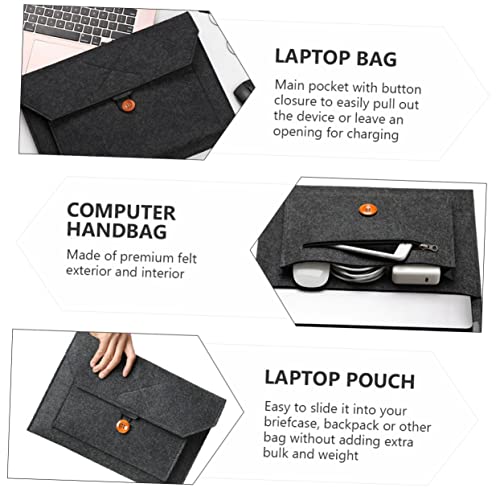 Slim bolsa de la computadora con acabados minimalistas y elegantes 7