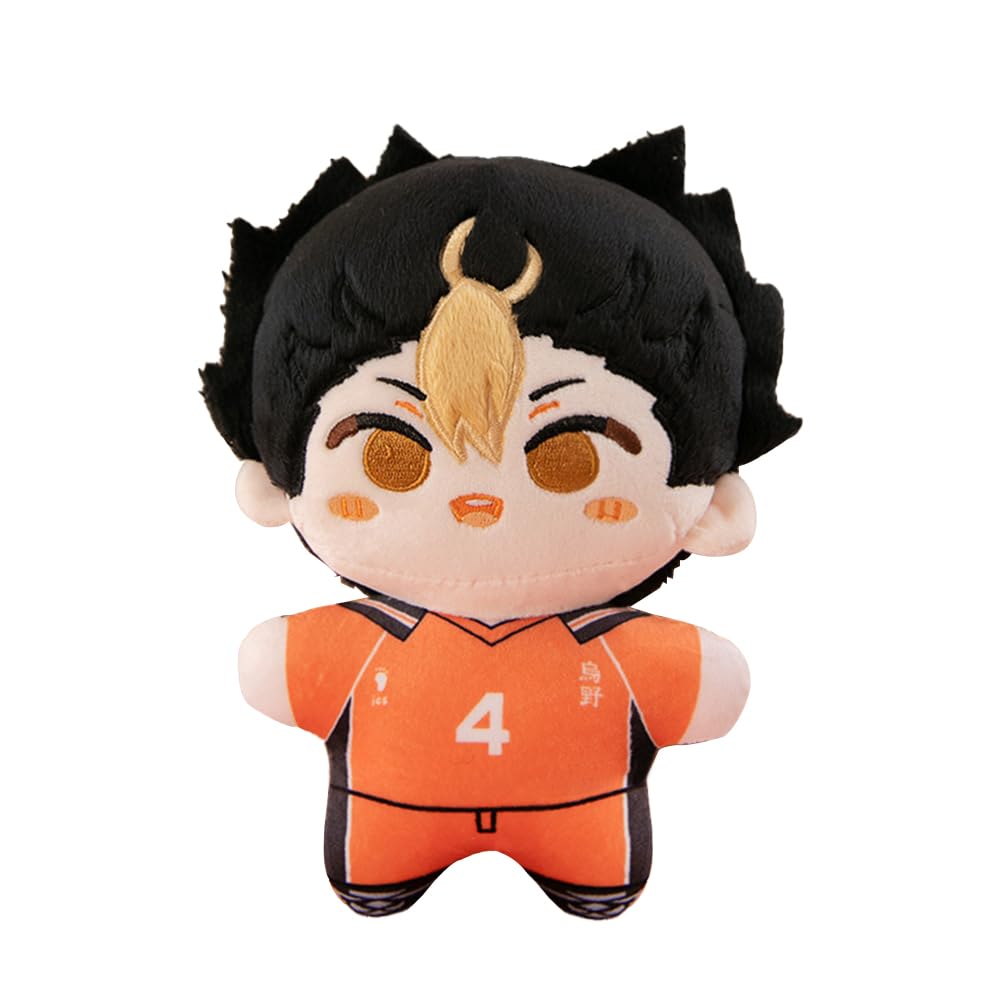 Zhongkaihua Anime Haikyuu Plush Nishinoya Yu Figure Soft Stuffed Haikyuu Pillow Sofa Bedroom Home Decorations Collectibles Gifts 20CM
