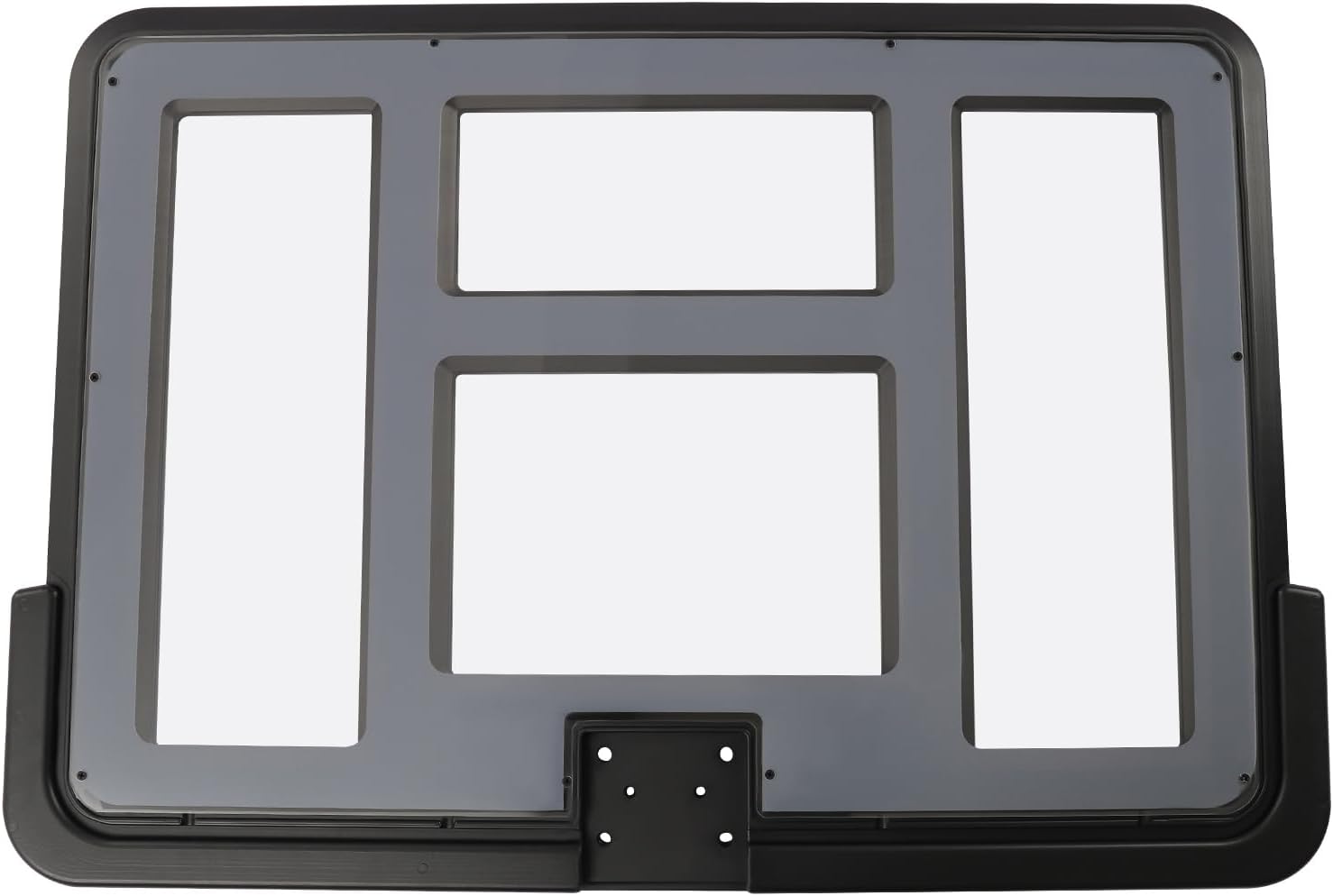 Wall-Mounted Basketball Hoop Kit - Shatterproof Backboard & Rim Combo, Indoor/Outdoor Portable Goal for Gym, Garage & School Use, Ages