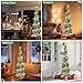 5FT Pop Up Christmas Tree Decorations, Pre Decorated with Ribbons Collapsible Artificial Christmas Tree with Ornaments, Lights, 30 Balls, 12 Candy Canes, Xmas Holiday Party Decor for Home, Apartment
