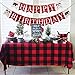 Lumberjack First Birthday Party Banner, Woodland Birthday and Baby Shower Party Decoration
