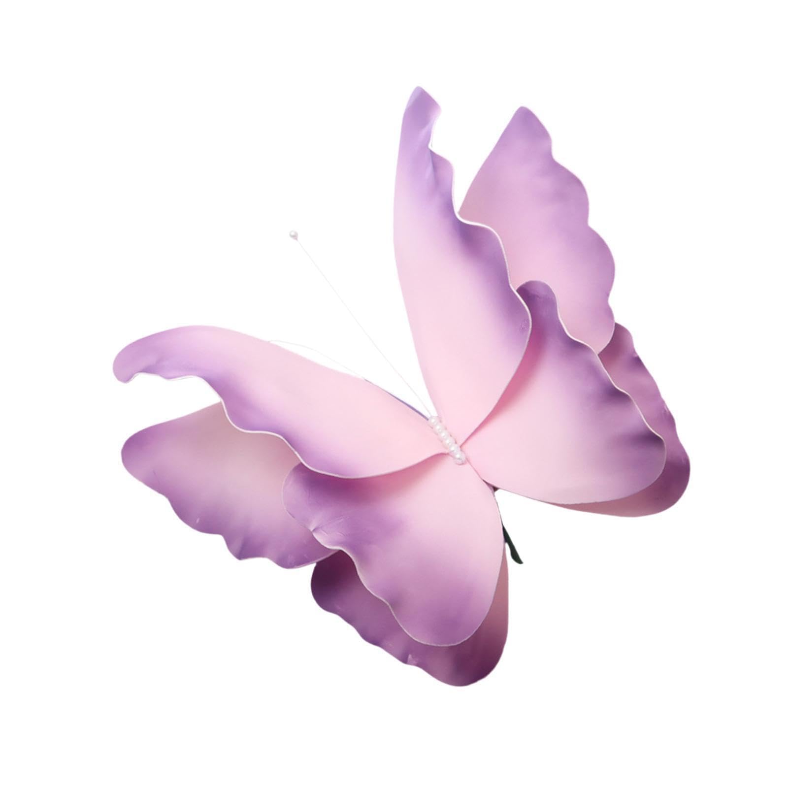 Quxvuis Violet Stunning Giant Butterfly Wedding Party Decor 60Cm Gorgeous Photo Props Enhancing Special Moments Stunning Artificial Butterfly Is For Wedding Parties, 60Cm