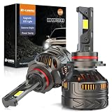 D-Lumina HIR2/9012 LED 180W 40000LM 6500K Bianco Freddo 800% Luminosità Super Luminosa HIR2 LED Anti Errore Auto Kit di Conversione IP68 Impermeabile Angolo del Fascio Regolabile a 360 Gradi