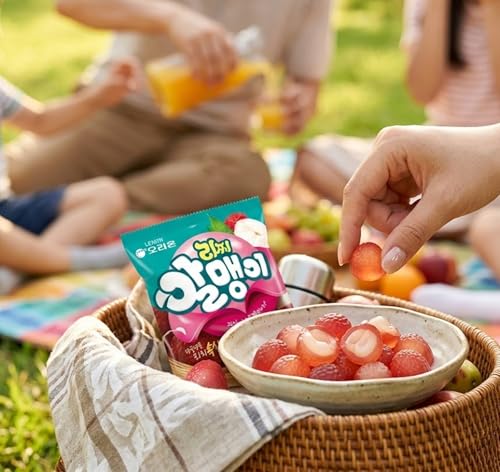 Dulces de gelatina sabor lychee 67 g pack 10 miniatura 7