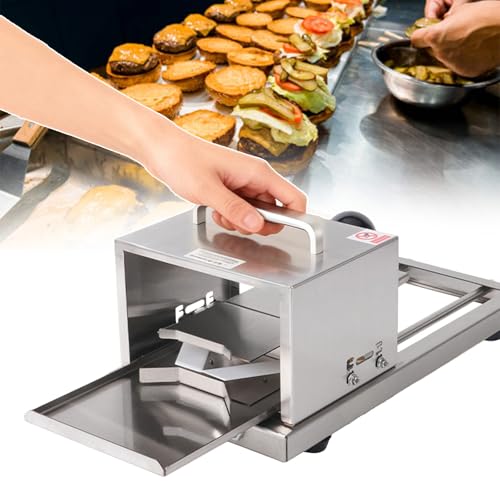 Cortador de bagel: corte uniforme para bagels y bollos, alturas de corte ajustables con diseño de empuje, ideal para panecillos de hamburguesa y preparación de bagels