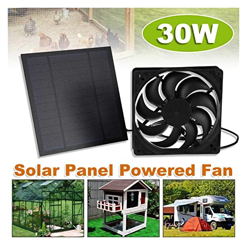 3 0W 12V Zonne -uitlaatventilator luchtextractor 6 inch mini ventilator zonnepaneel aangedreven ventilator for honden kippenhok kas rv Makkelijk schoon te maken - Image 3
