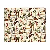 Matériau : tapis de souris fabriqué à partir d'un matériau doux et confortable pour vos poignets et vos mains. Votre souris se déplace sans effort et atterrit avec précision sur sa surface lisse.