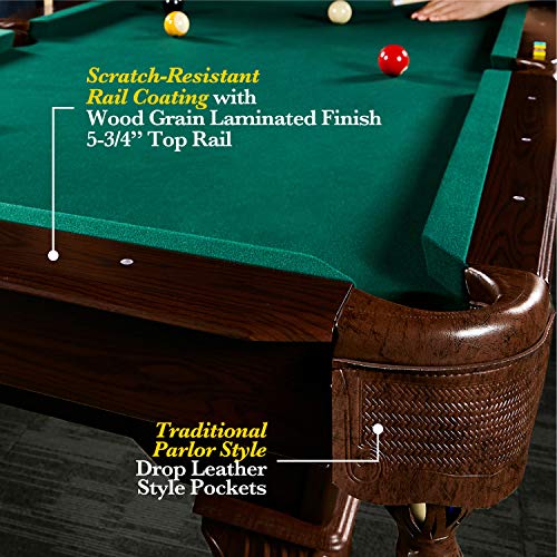 Image of Barrington Billiards Multiple Styles Pool Table, Preassembled Playfields with Complete Billiard Accessory Sets, Perfect for Family Game Rooms | Multiple Styles