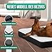 Avalo Orthopädisches Hundebett S - 45x65 cm - Waschbar/Memory Foam/Anti-Rutsch - Orthopädisches Hundekissen