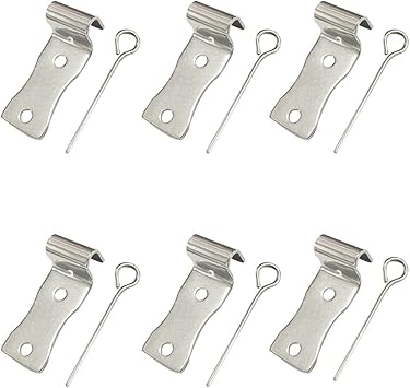 Sofa Savers Zig Zag Spring Repair Bracket Kit - 6 Piece Set for Furniture, Chair, Couch & Sofa Upholstery Spring Replacement