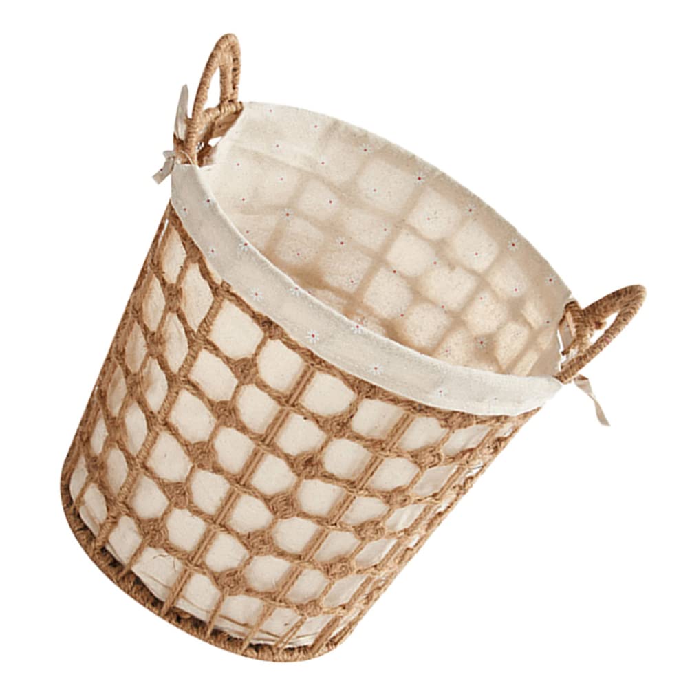TOPBATHY Cuerda de Tejido Cesta de Almacenamiento: Cestas de lavandería Hamper Bin para Mantas Bebé guardería lavandería niños Juguetes Ropa