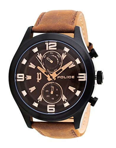 Image of Police Analog Brown Dial Men's Watch - PL14207JSB02J