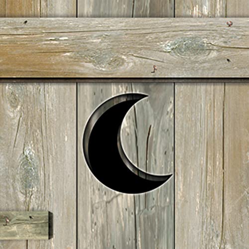 Image of Beistle Outhouse Door Cover Rustic Wood Look Decoration 5 Feet x 30 Inches