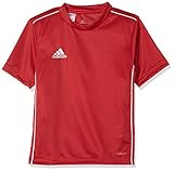 Regular Fit adidas Kinder CORE18 Y Jersey, Rot (power red/White), 140