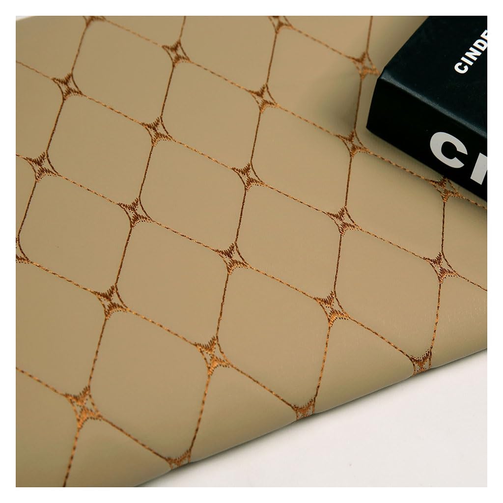 Simili cuir d'ameublement beige pour rénover vos chaises de salon