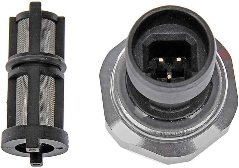 KarParts360 For Hummer H2 2005 2006 2007 2008 Engine Oil Pressure Sensor With Filter | Plastic, Metal Cable Material | Silver, Black | Male Connector and Terminal Gender | For 12556117, 12559780