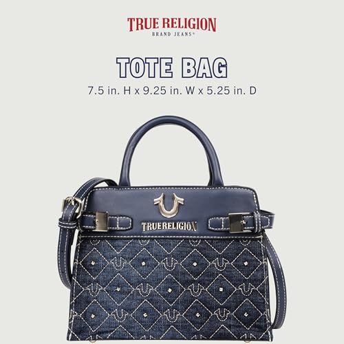 Bolso Tote de Denim con Detalles Dorados True Religion miniatura 2