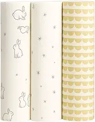 Cueiro Flanelado Dupla Face 80x80cm 100% Algodão Unissex – Macio, Estampado, Confortável p/Bebê Recém-Nascido